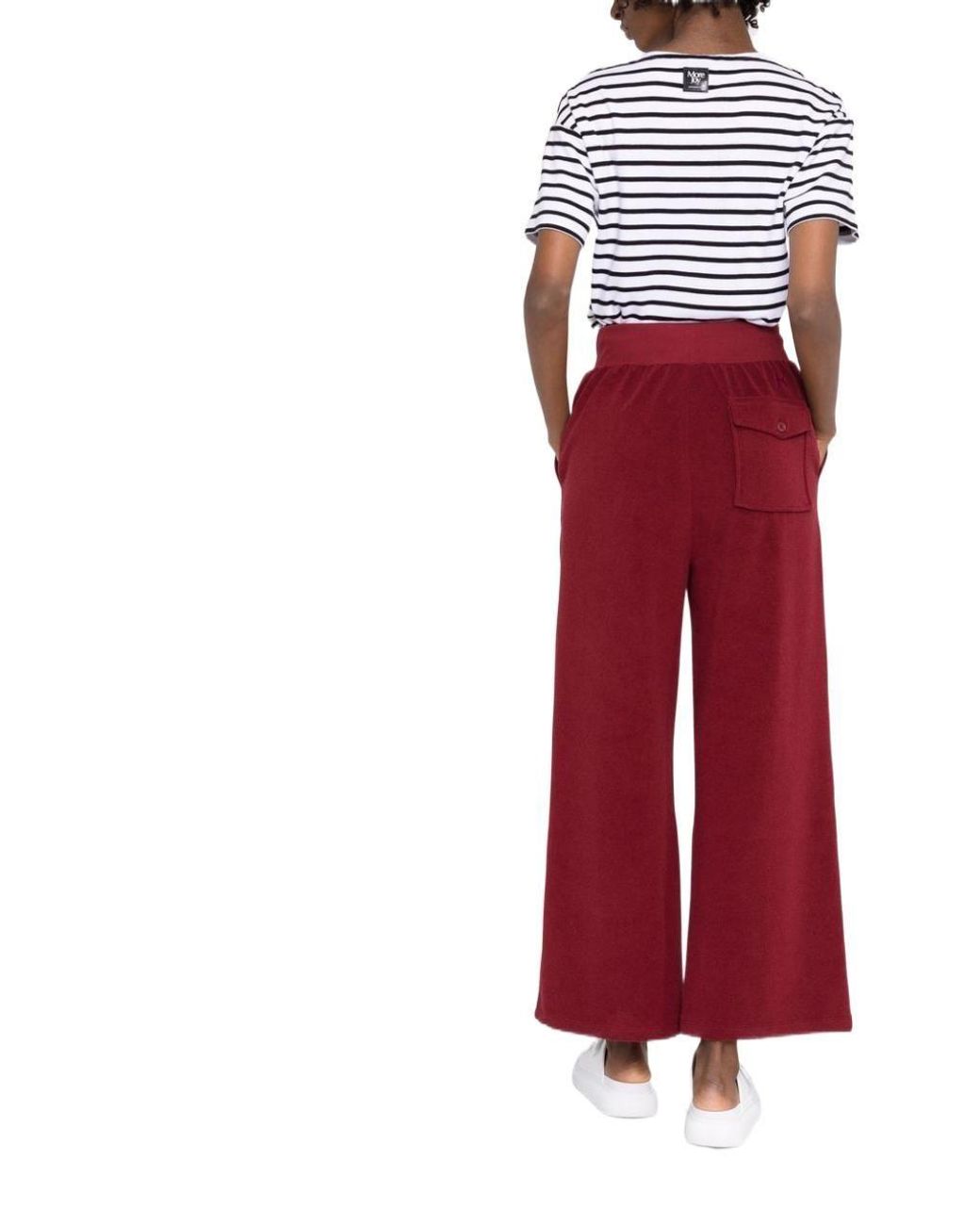 KENZO Red Wide-Leg Pants