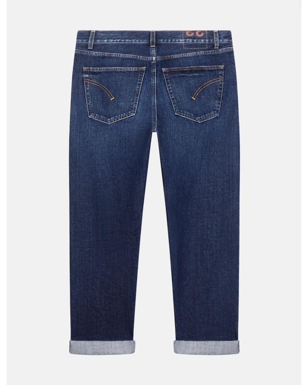 Dondup Blue Ervin Loose Fit Jeans for men