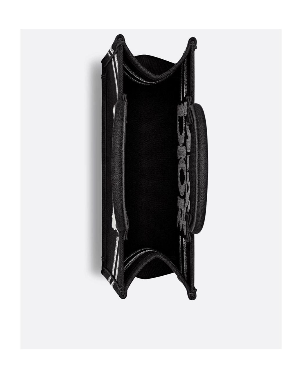 Dior Black Medium Book Tote Handbag