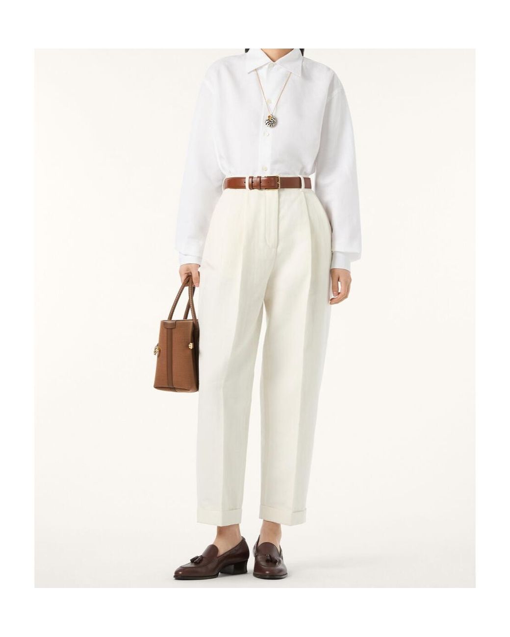 Loro Piana White Franco Shirt