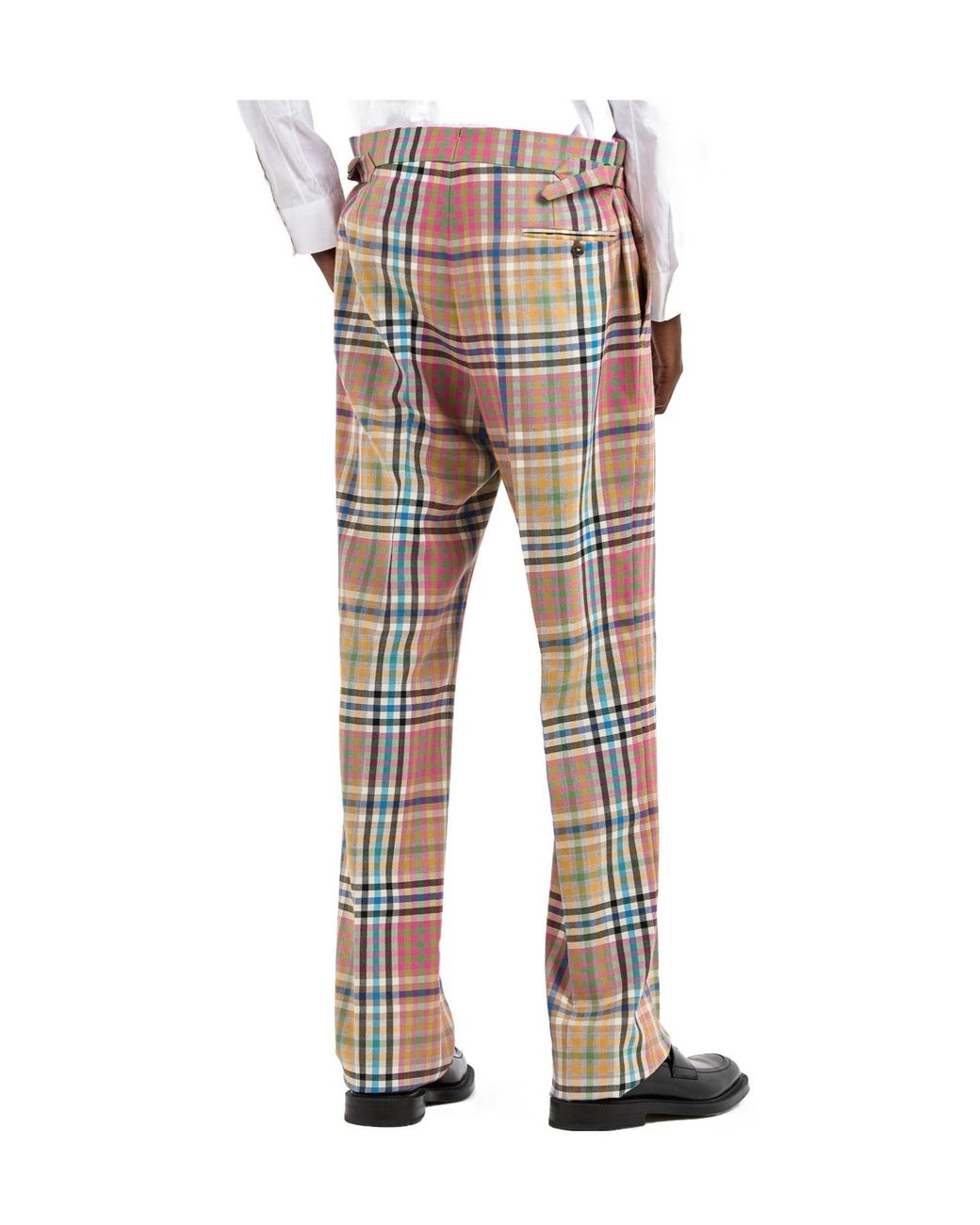 Vivienne Westwood Multicolor Check Casual Trousers for men