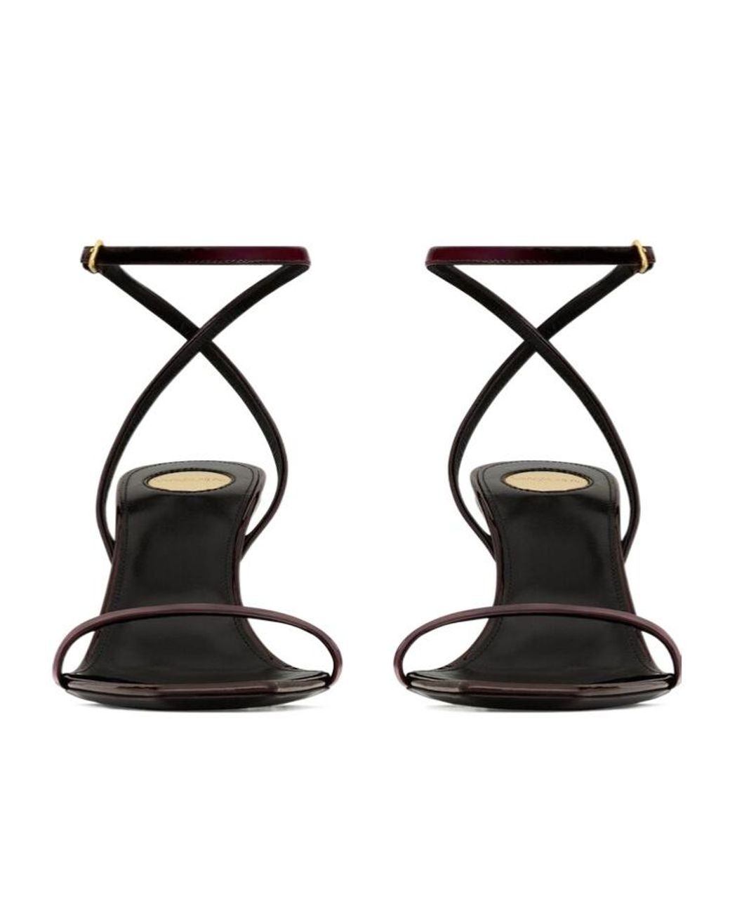 Saint Laurent White Lee Sandals