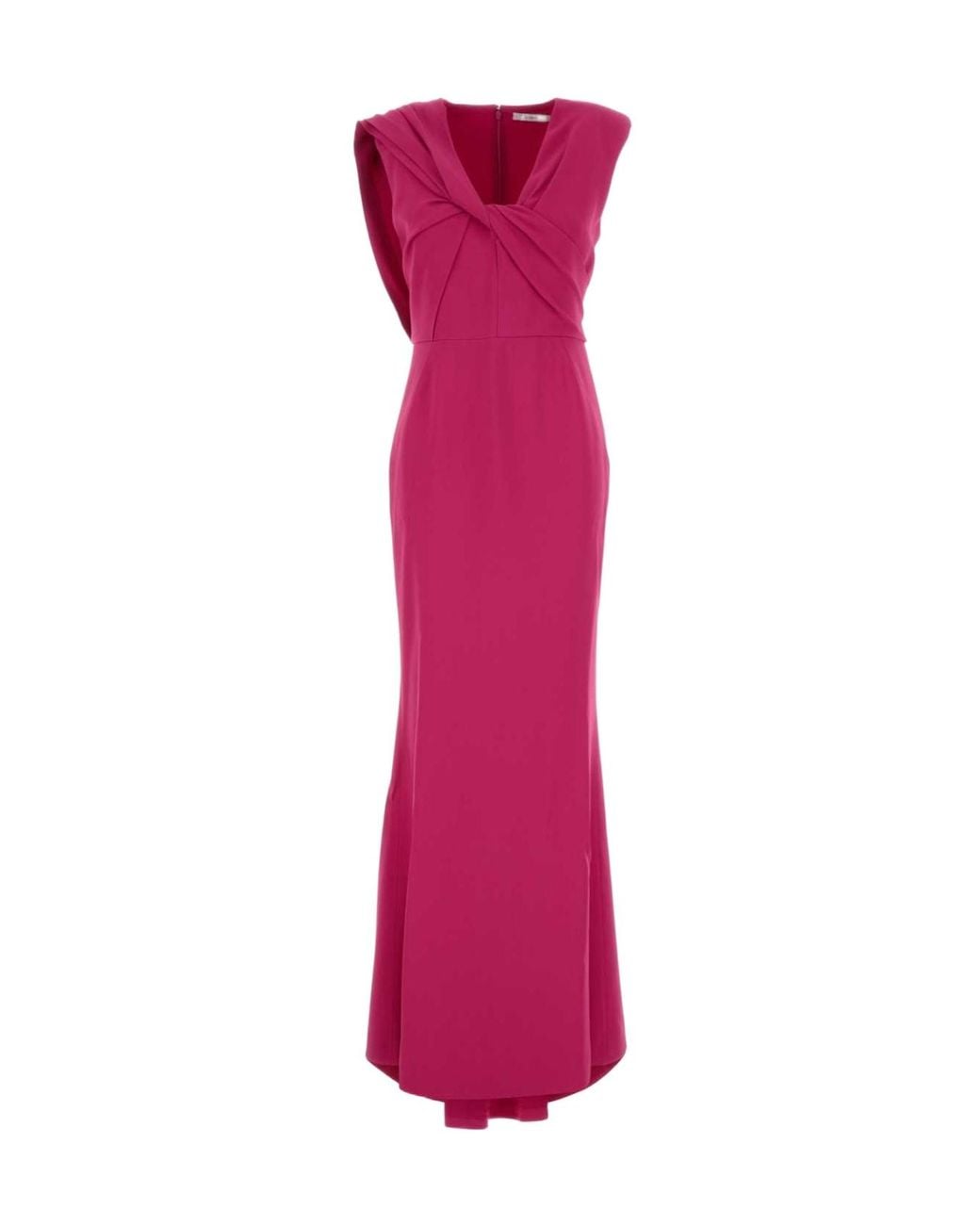 Givenchy Pink Draped Sleeveless Long Dress