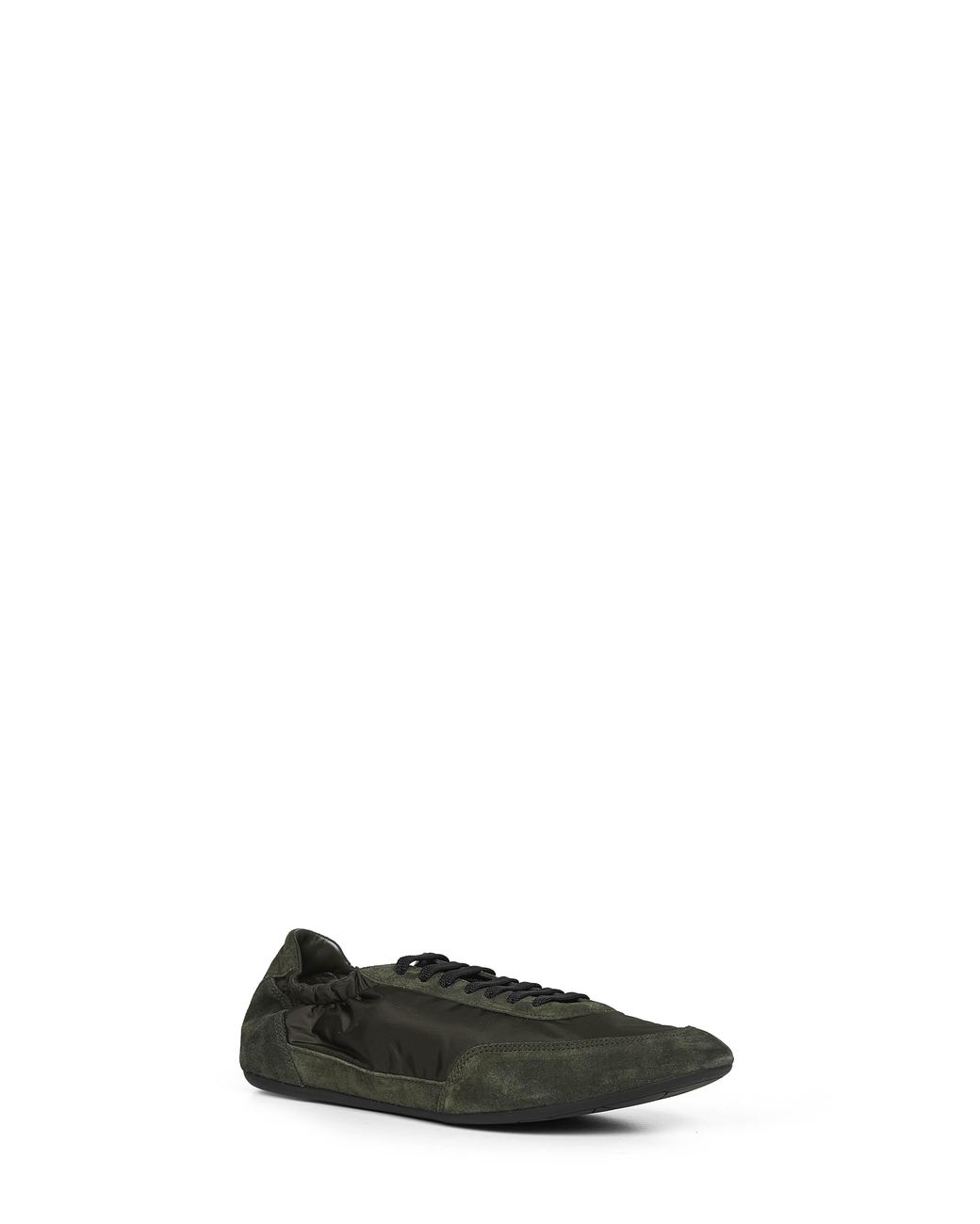 Prada Green Collapse Re-Nylon Lace-Up Sneakers for men