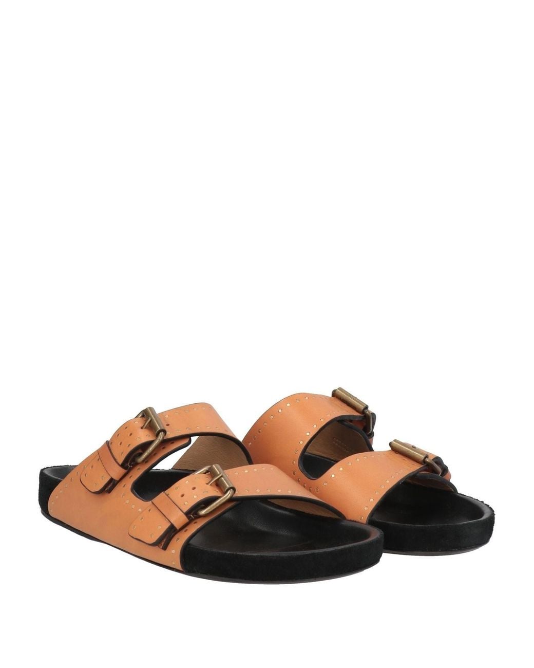 Isabel Marant Brown Minimalist Leather Sandals