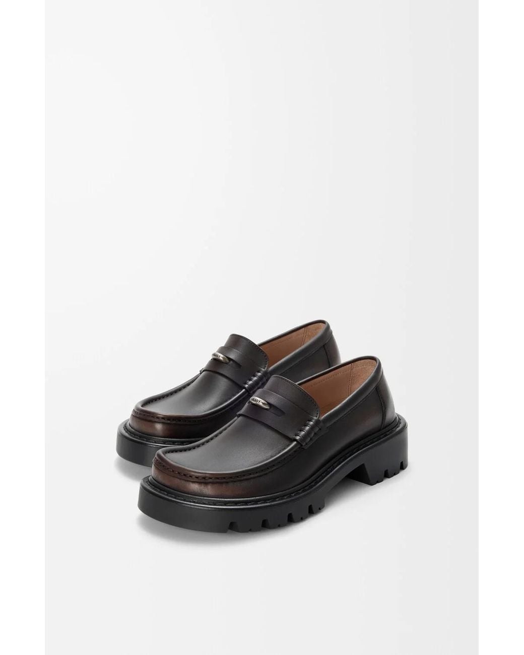 Loewe Black Sierra Loafers