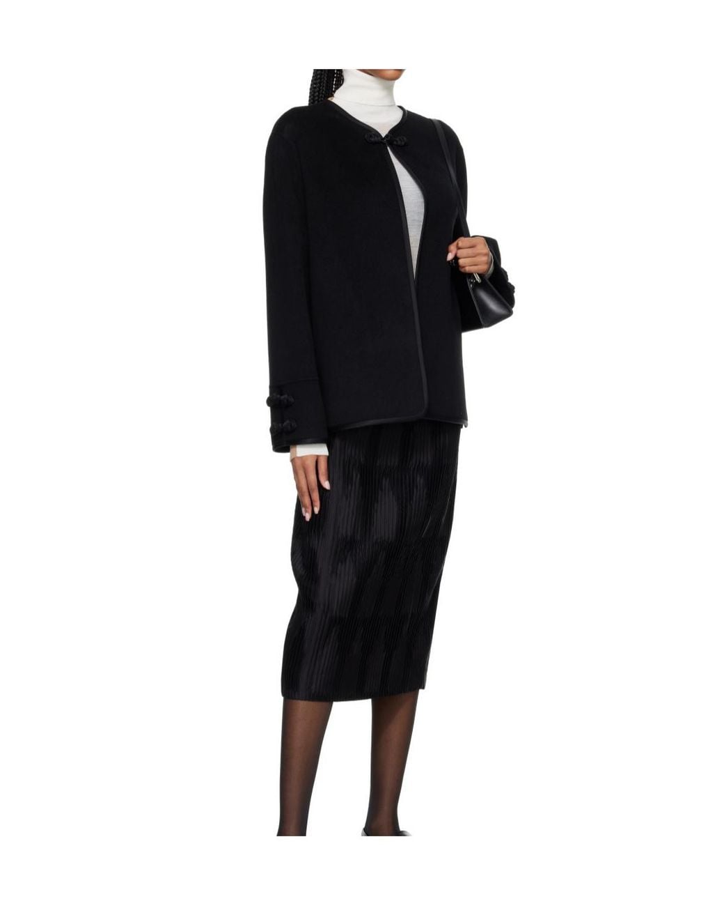 Rohe Black Wool And Cashmere-Blend Jacket
