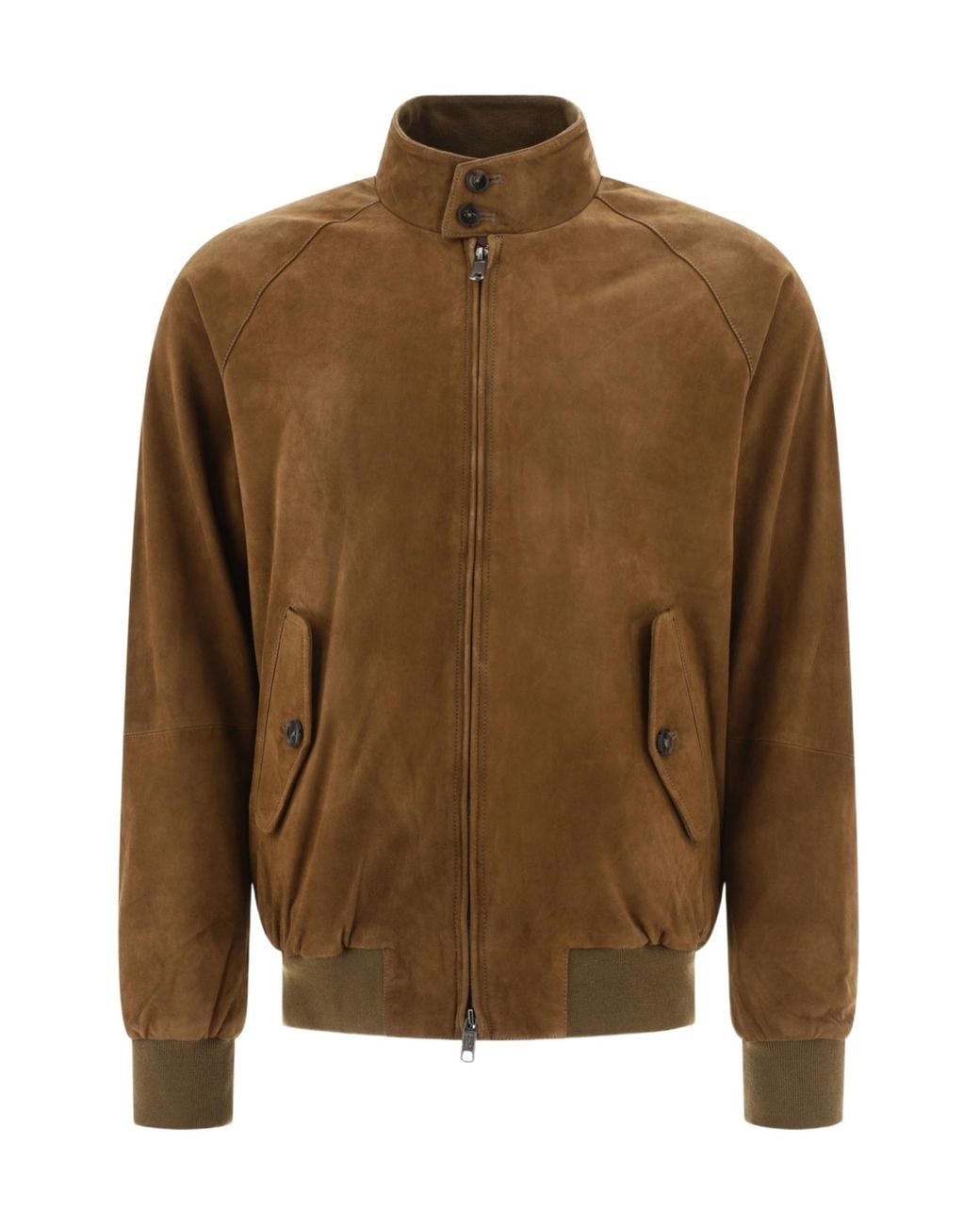 Baracuta Brown Long-Sleeved Casual Jacket for men