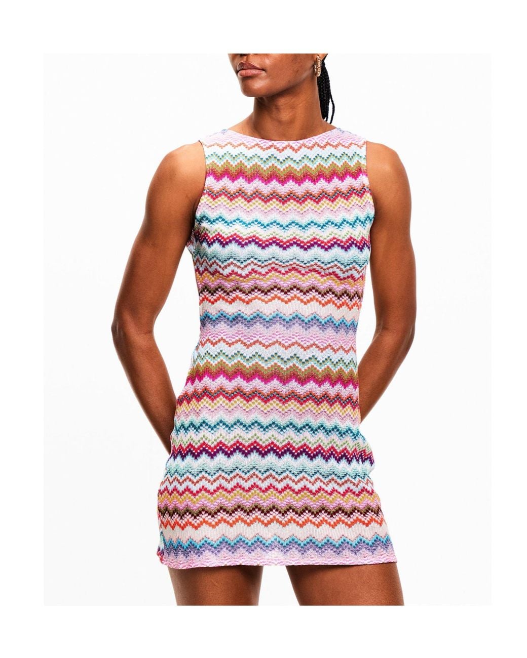Missoni White Comfortable Mini Skirt