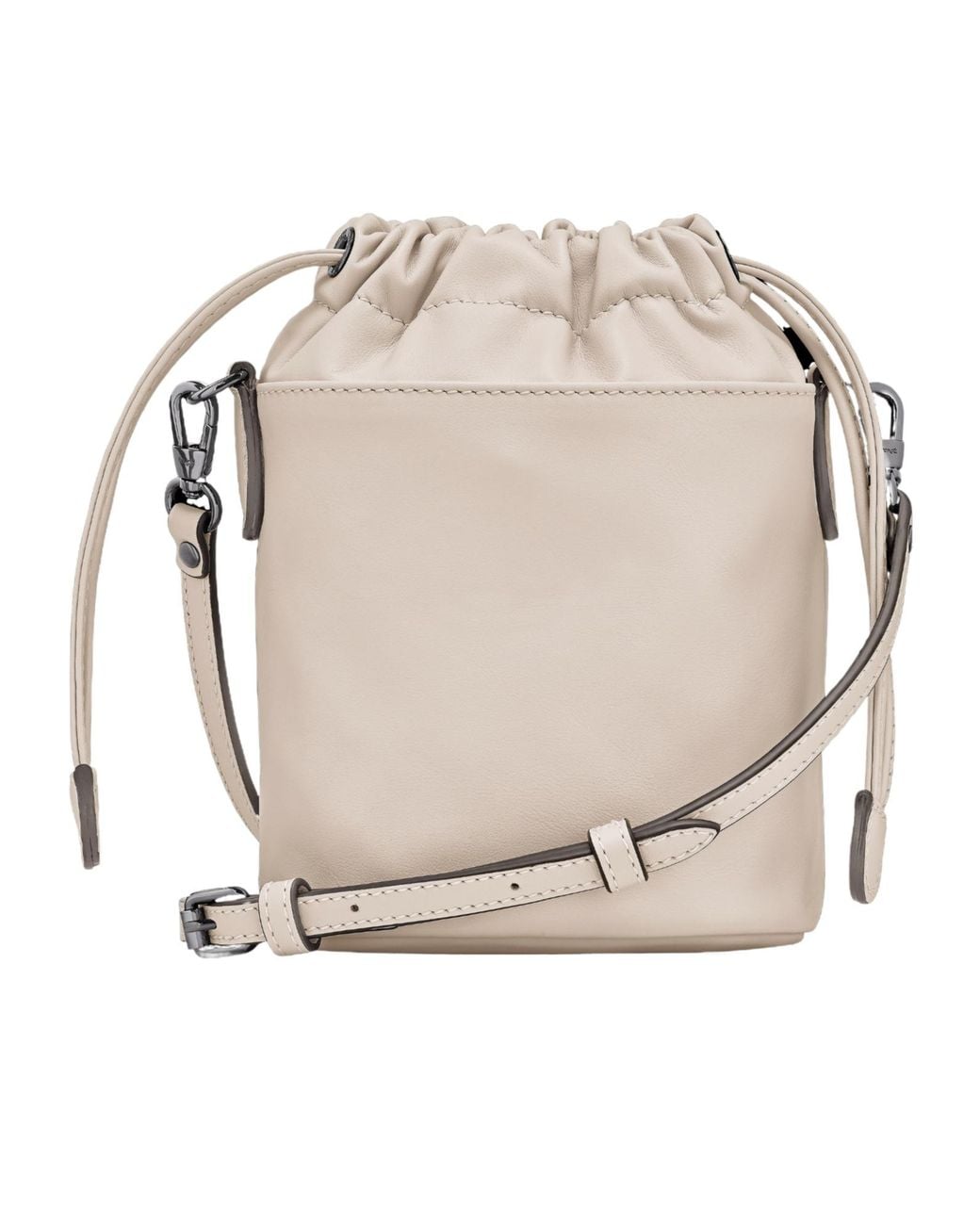 Longchamp Gray Le Pliage Xtra Xs Bucket Bag