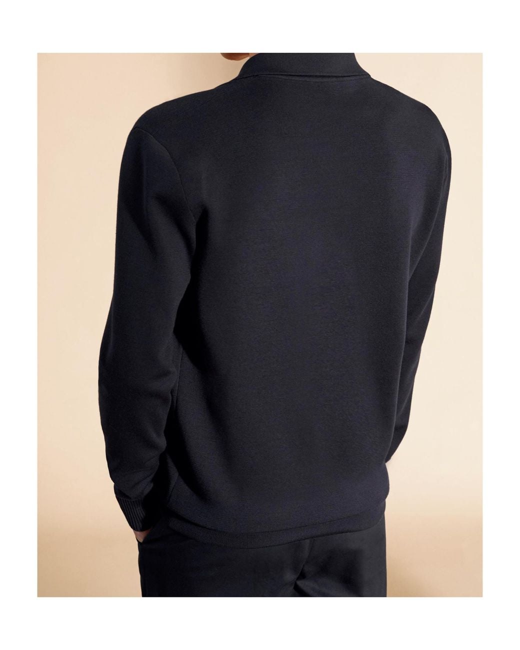 Loro Piana Blue Buttonless Polo Shirt for men