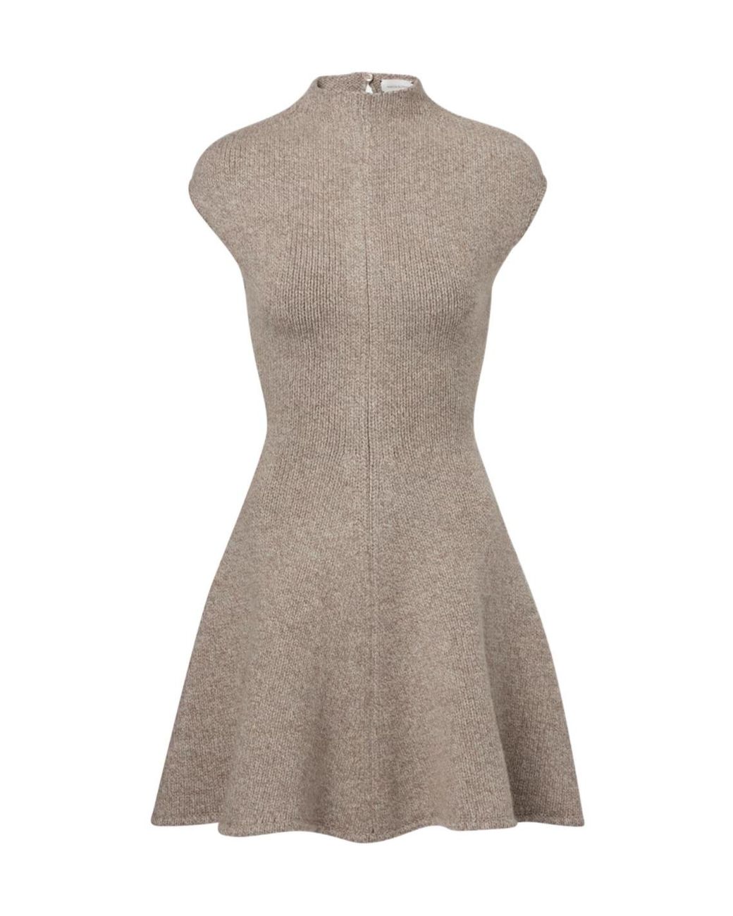 Magda Butrym Gray Cashmere-Blend Minidress