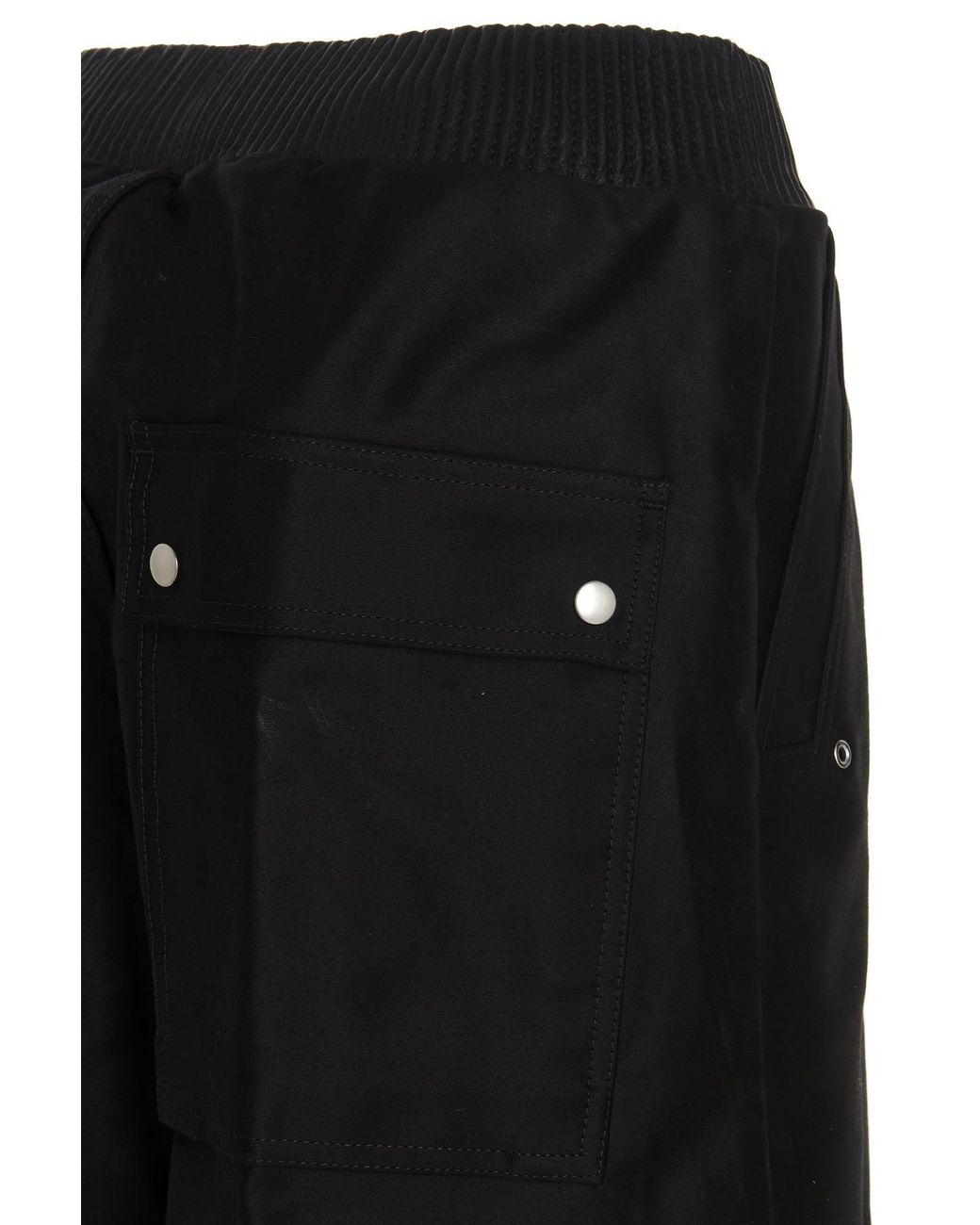Rick Owens Black Geth Belas Wide-Leg Trousers for men