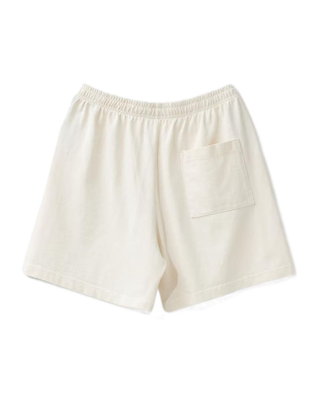 Sporty & Rich White Varsity Crest Disco Shorts