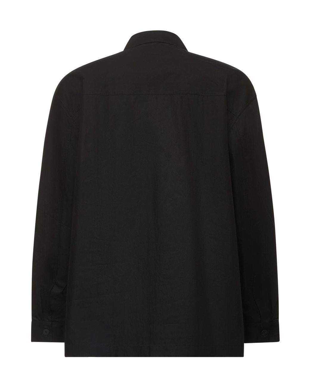 Studio Nicholson Black Landi Long Sleeved Jacket for men