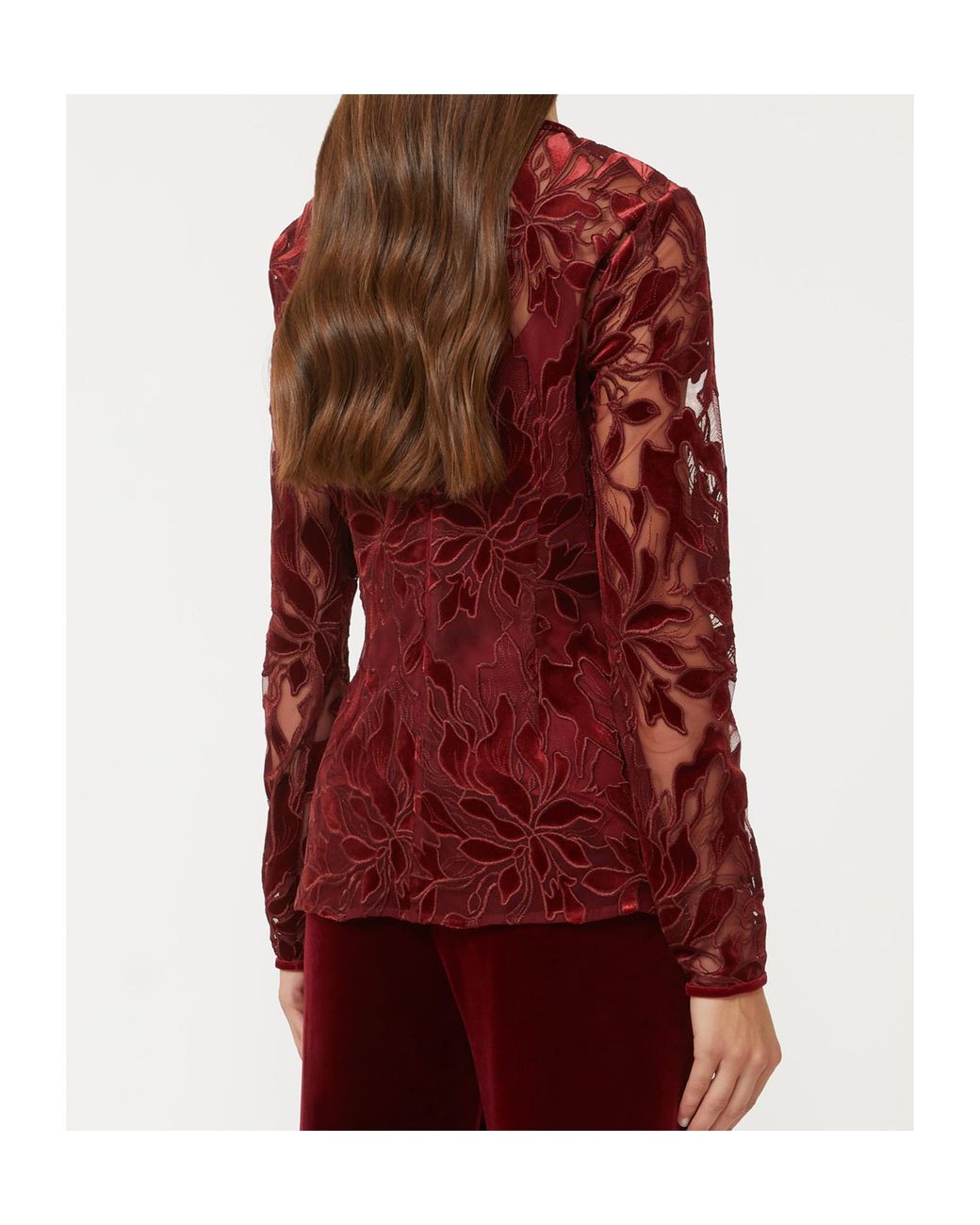 Max Mara Red Crew Neck T-Shirt
