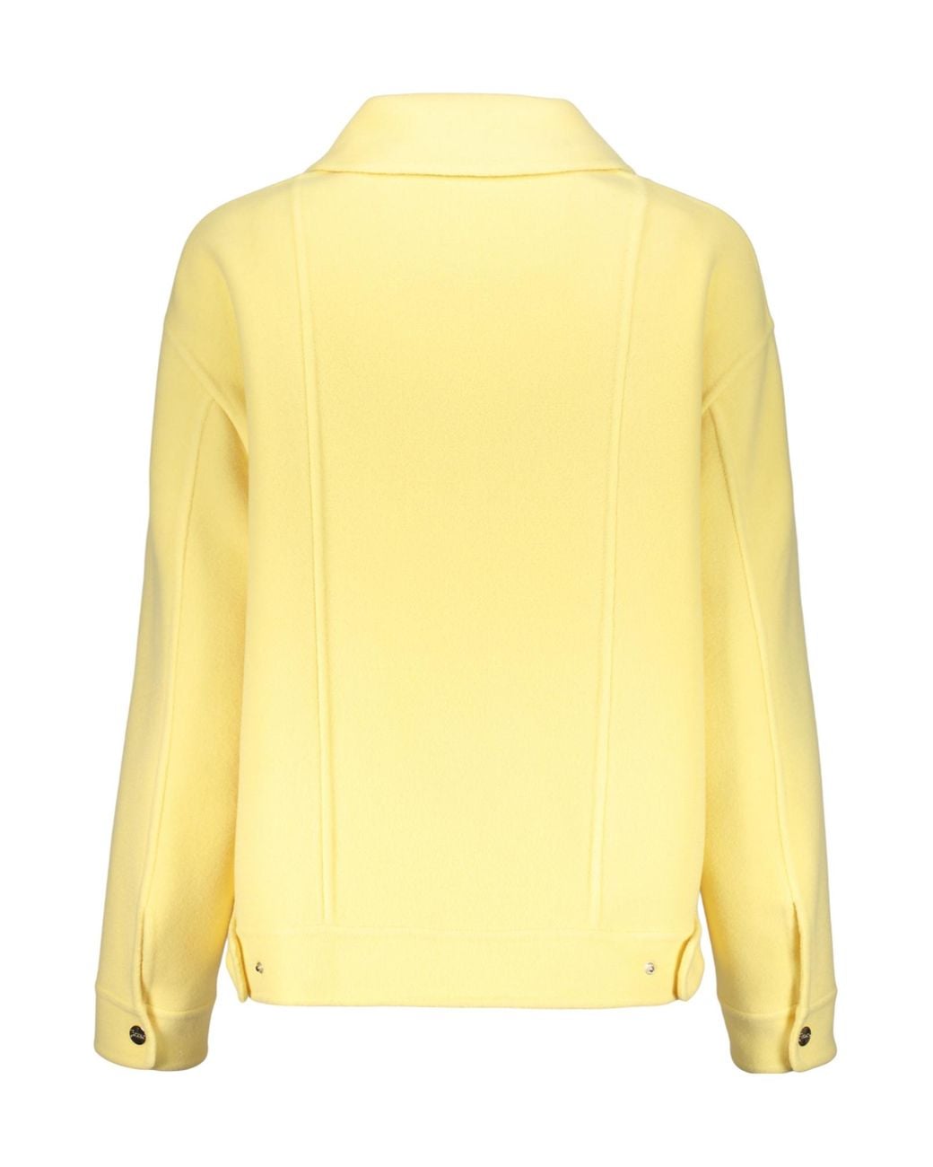 Herno Yellow Asymmetric Zip Jacket