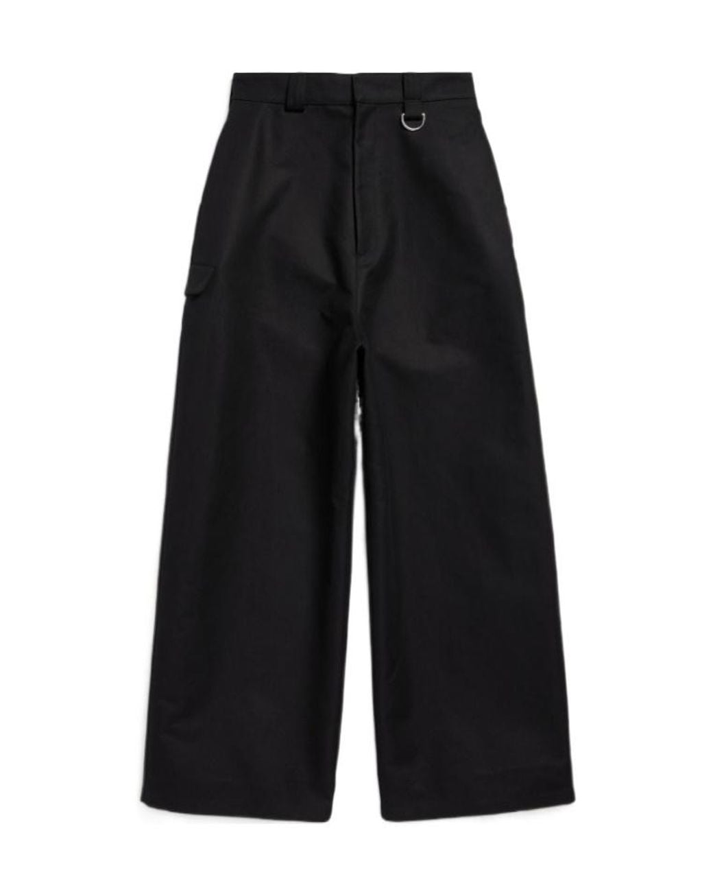 Balenciaga Black Straight-Leg Workwear Trousers for men