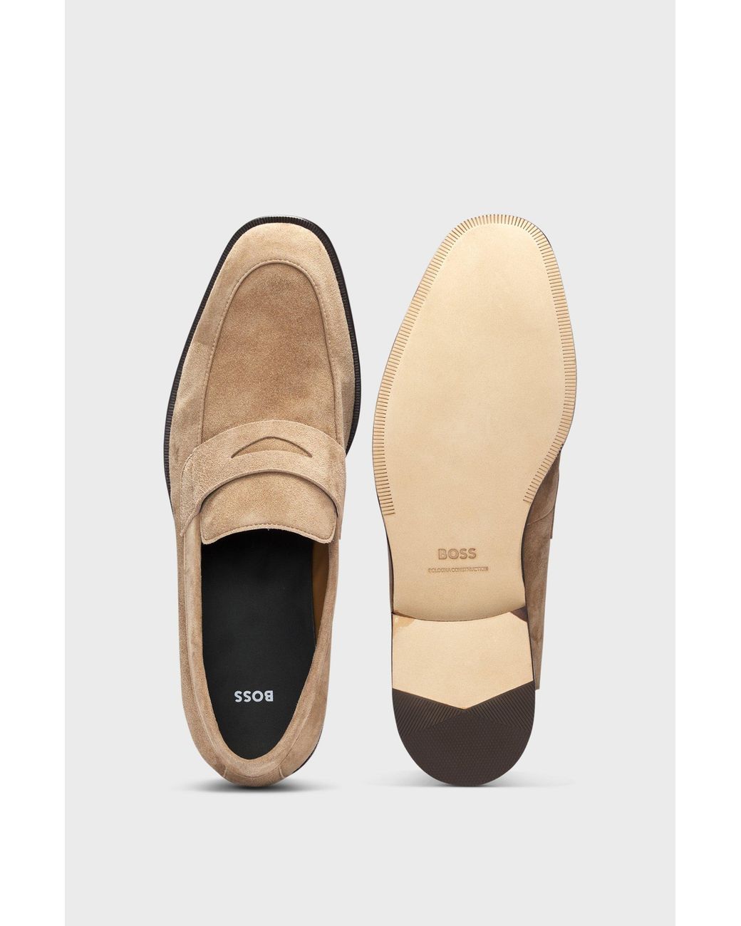 Boss Natural Boss Penny Trim Loafers for men