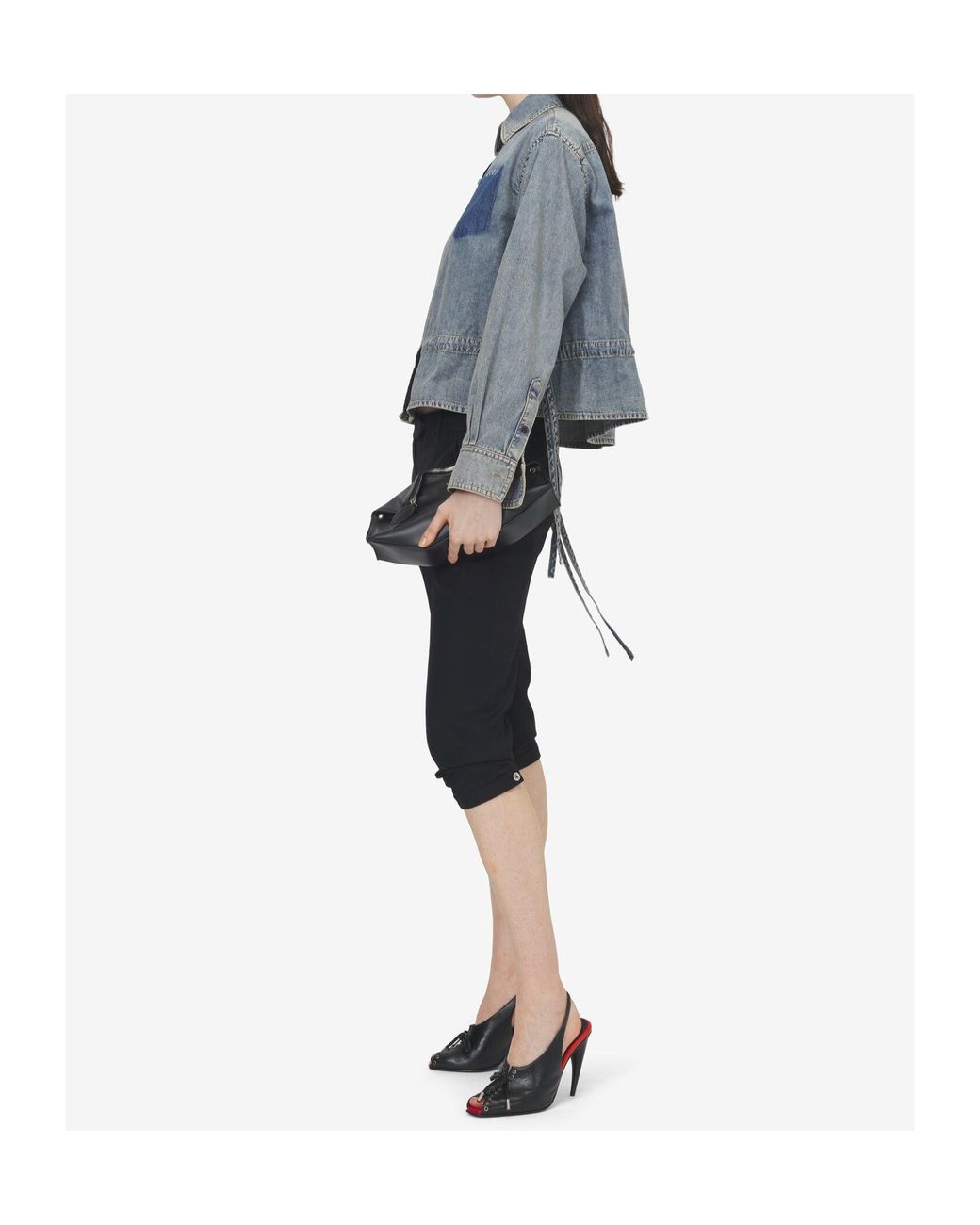 McQueen Blue Chambray Shirt Jacket