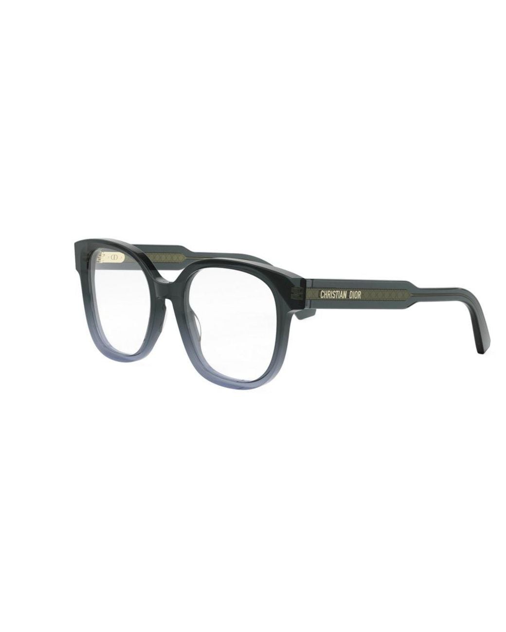 Dior Metallic Eyewear Square Frame Glasses