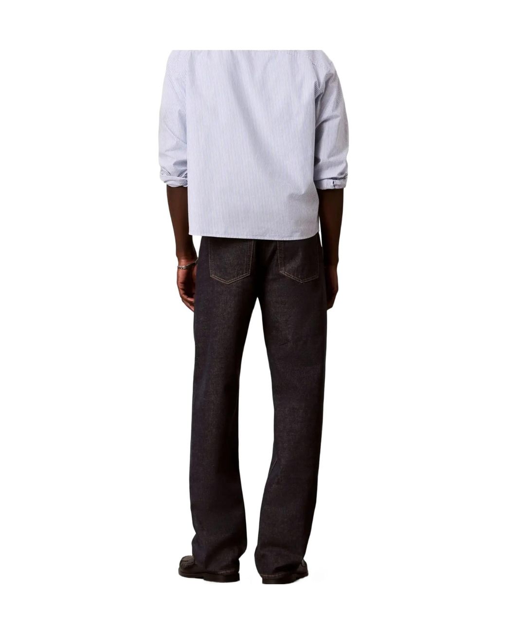 Calvin Klein Blue Rinze Regular-Fit Jeans for men
