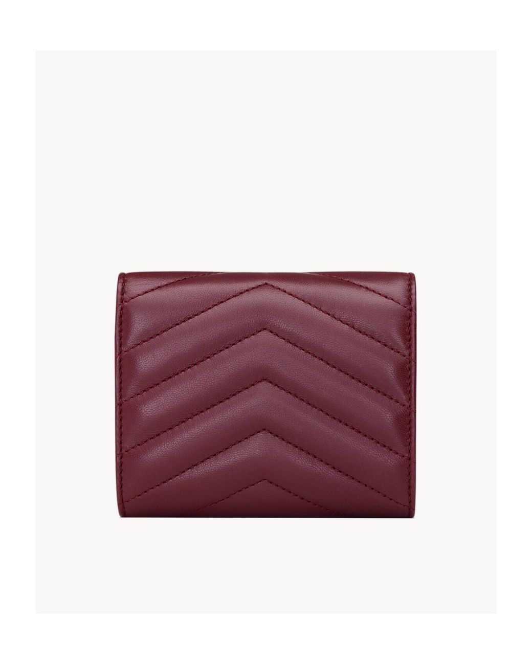 Saint Laurent Purple Multi-Fold Wallet