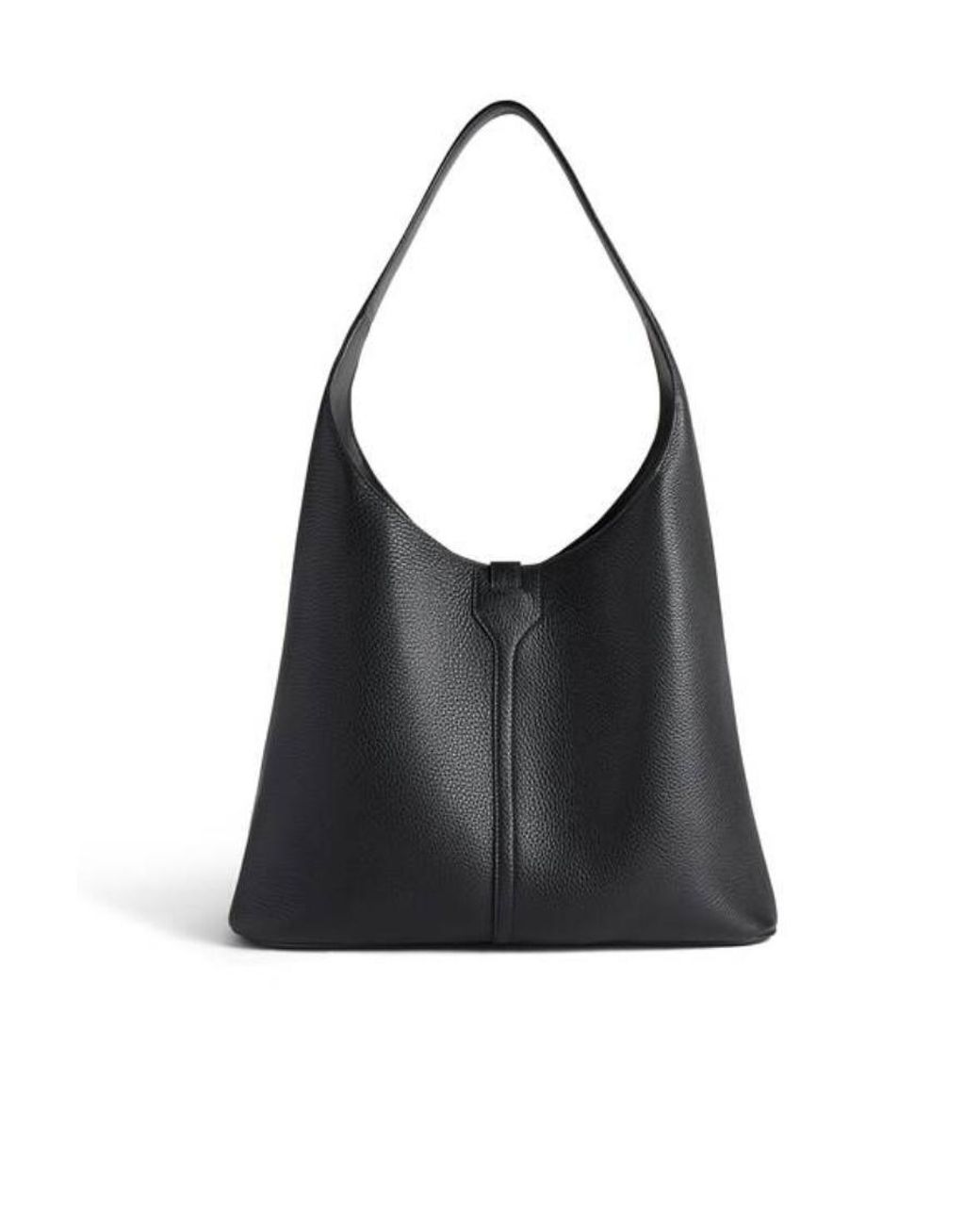 Balenciaga Black Locker Medium North-South Hobo Bag