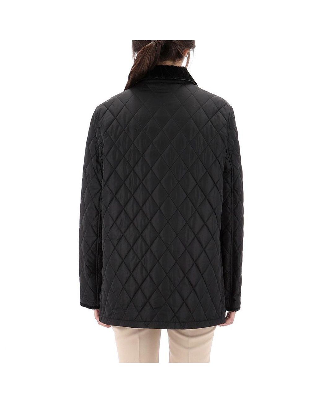 Burberry Blue Diamond Quilted Jacket