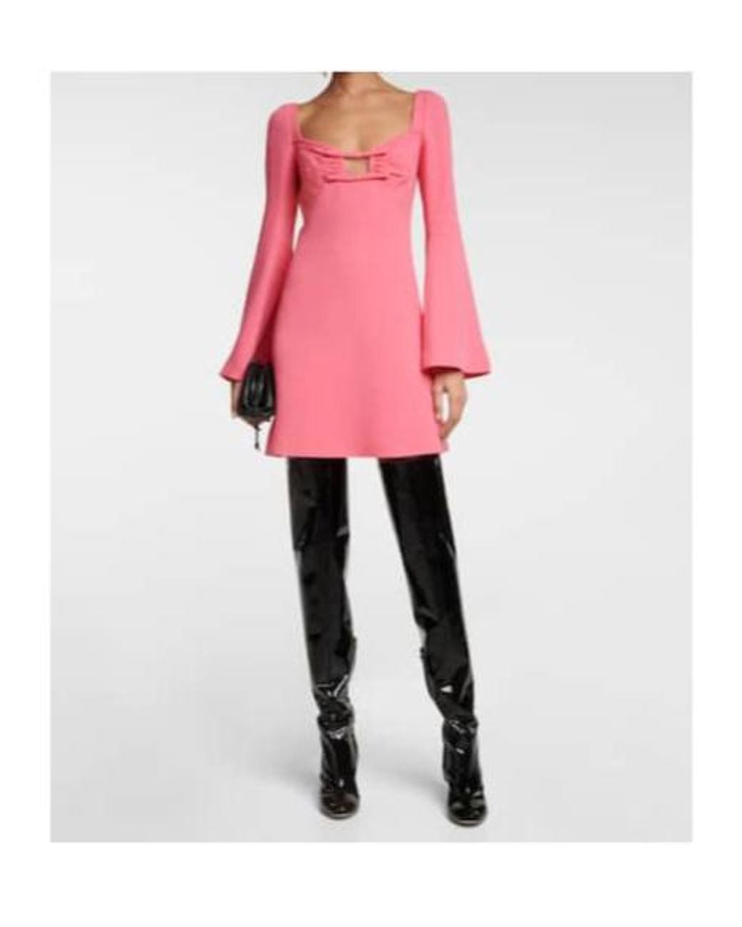 Giambattista Valli Pink Cutout Minidress