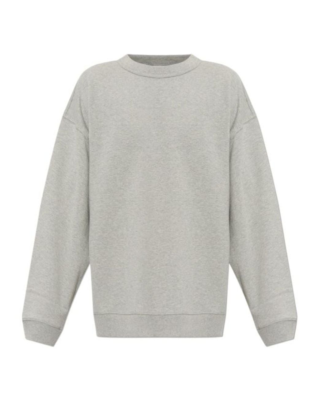 Dries Van Noten Gray Long-Sleeve Sweatshirt for men