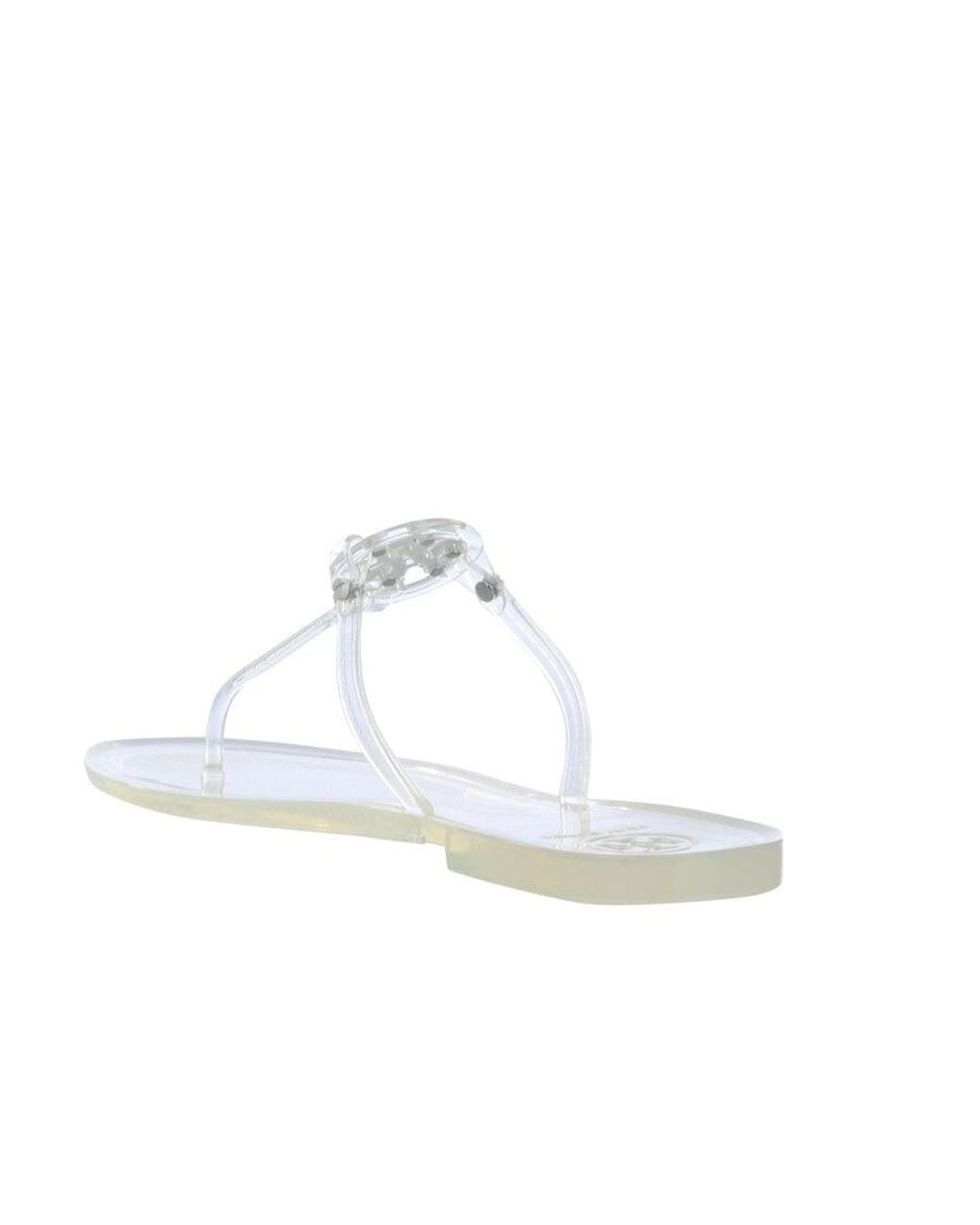 Tory Burch White Mini Miller Jelly Sandals