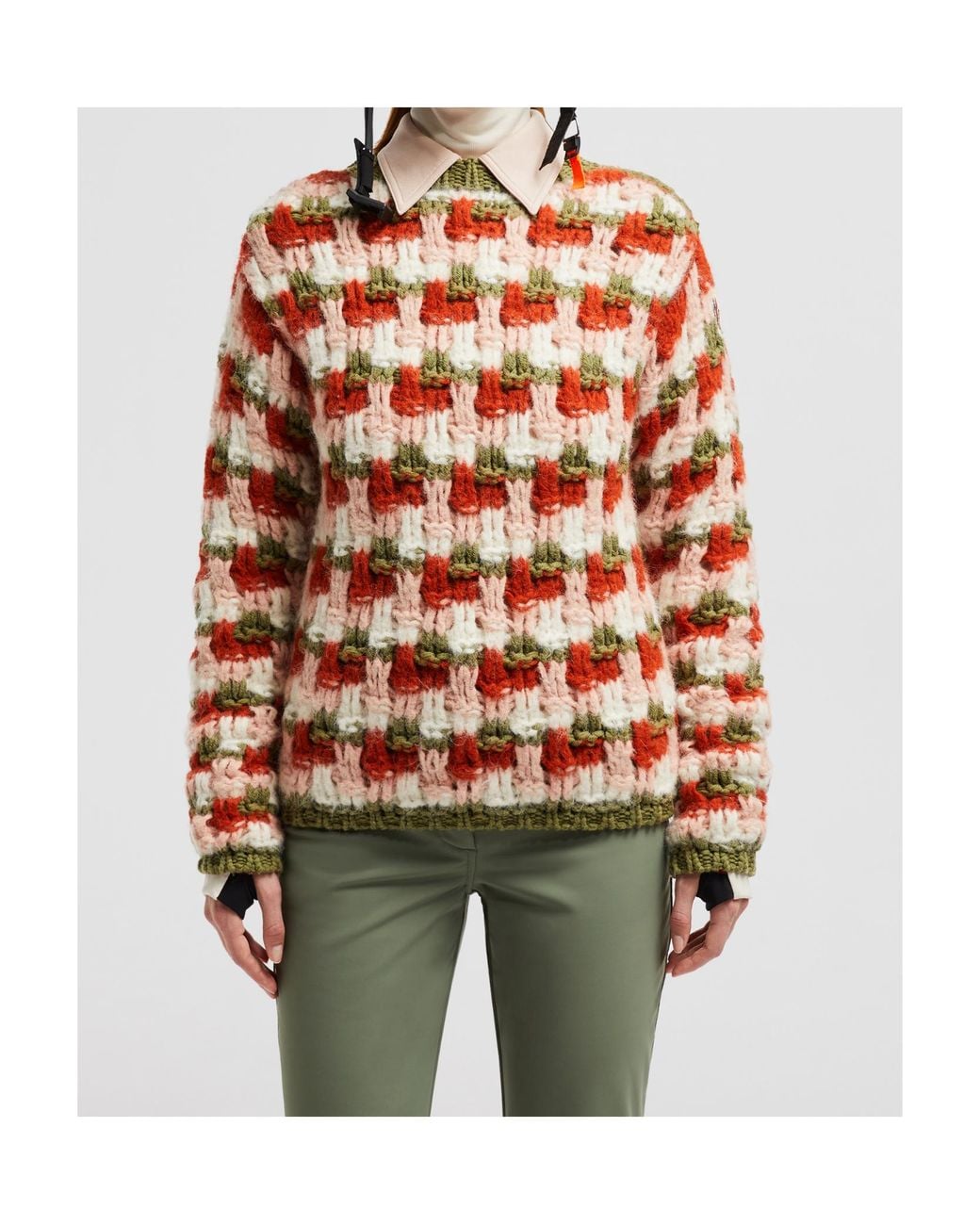 Moncler Multicolor Grenoble Crewneck Knitted Jumper