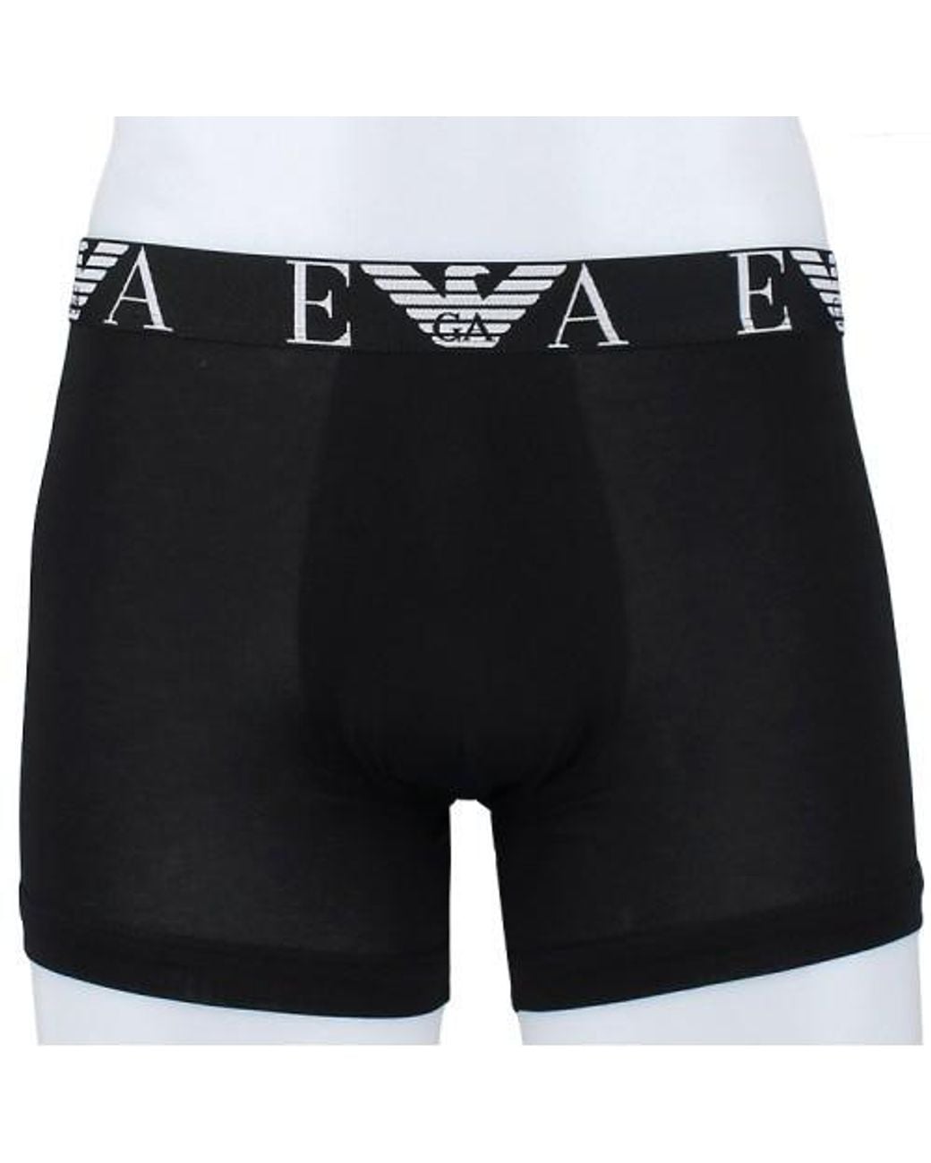 Emporio Armani Black Logo-Waistband Boxers Set Of 3 for men