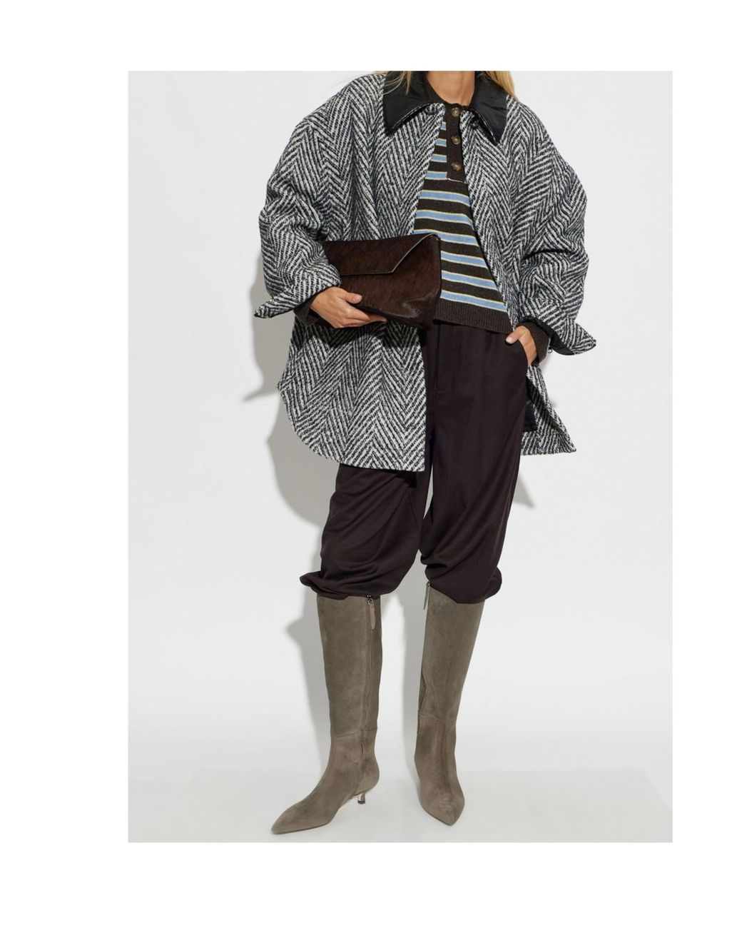 Baum und Pferdgarten Gray Berfe Oversized Jacket