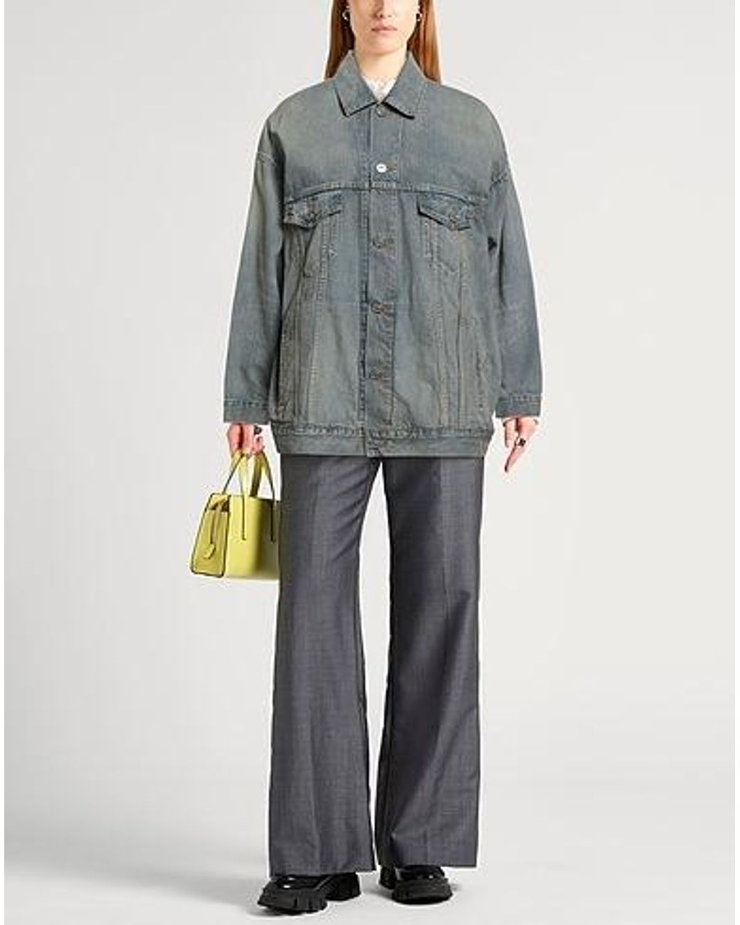Balenciaga Gray Medium Denim Jacket