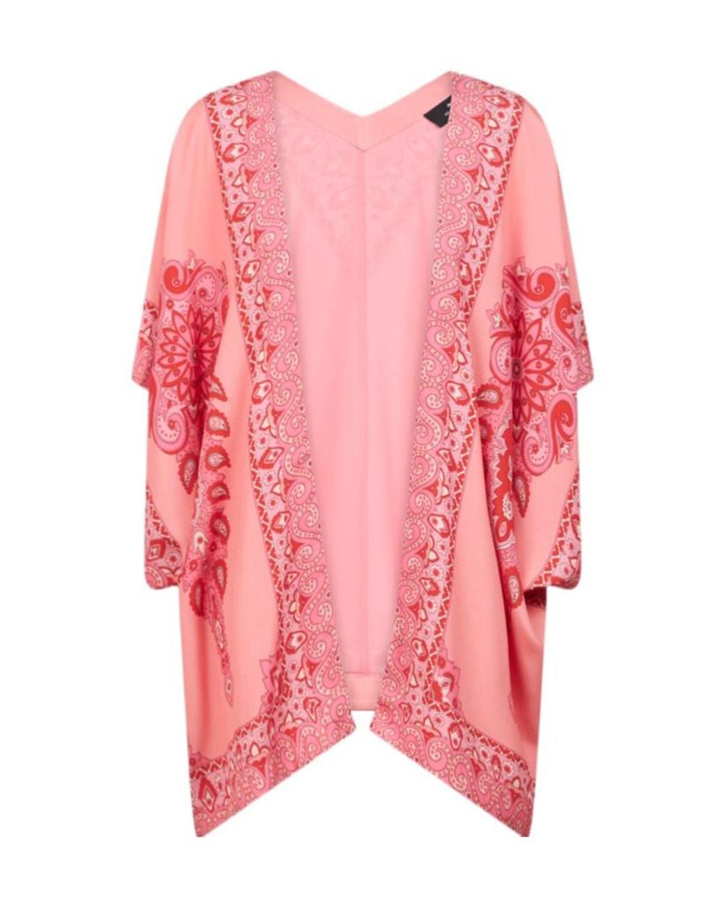 Etro Pink Kesa Tonal Placed Printed Robe