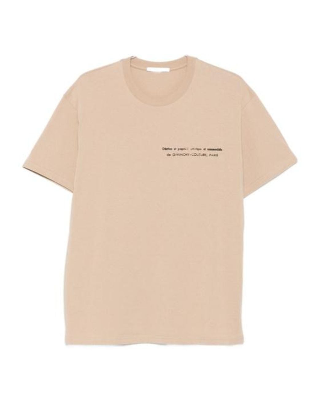 Givenchy Natural Logo-Print T-Shirt for men
