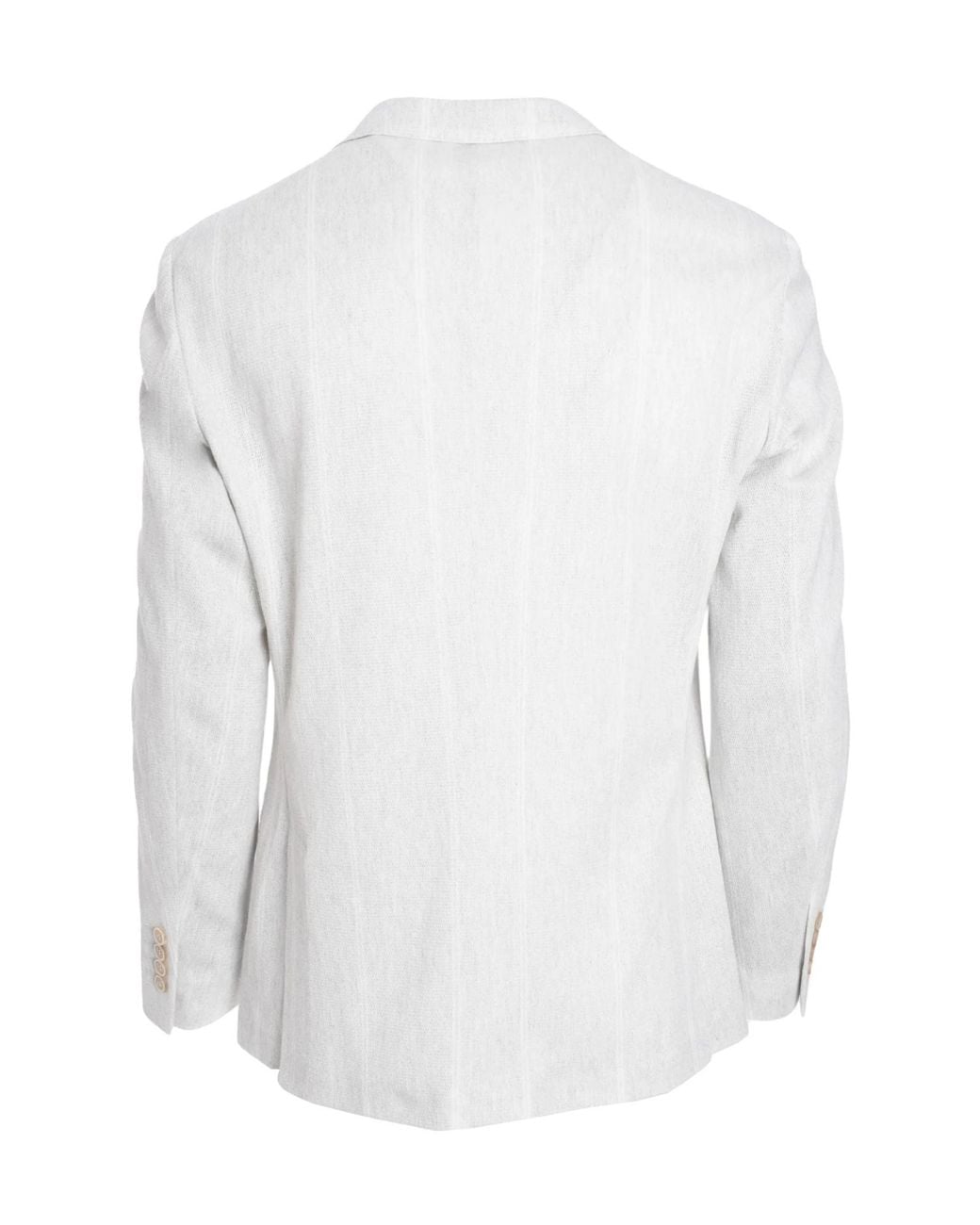 Eleventy White Long-Sleeved Suit Jacket for men