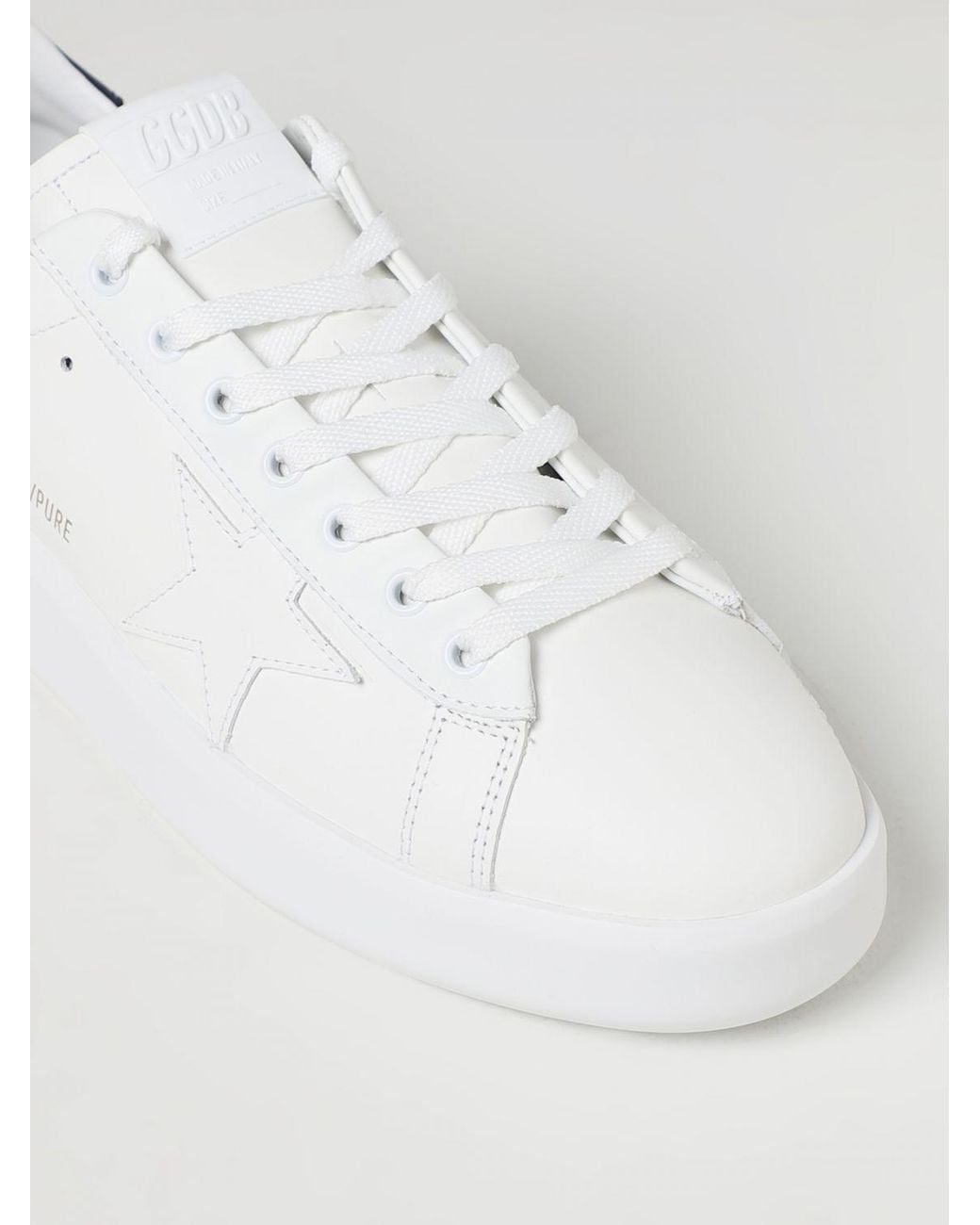 Golden Goose Deluxe Brand White Star Patch Low-Top Sneakers for men