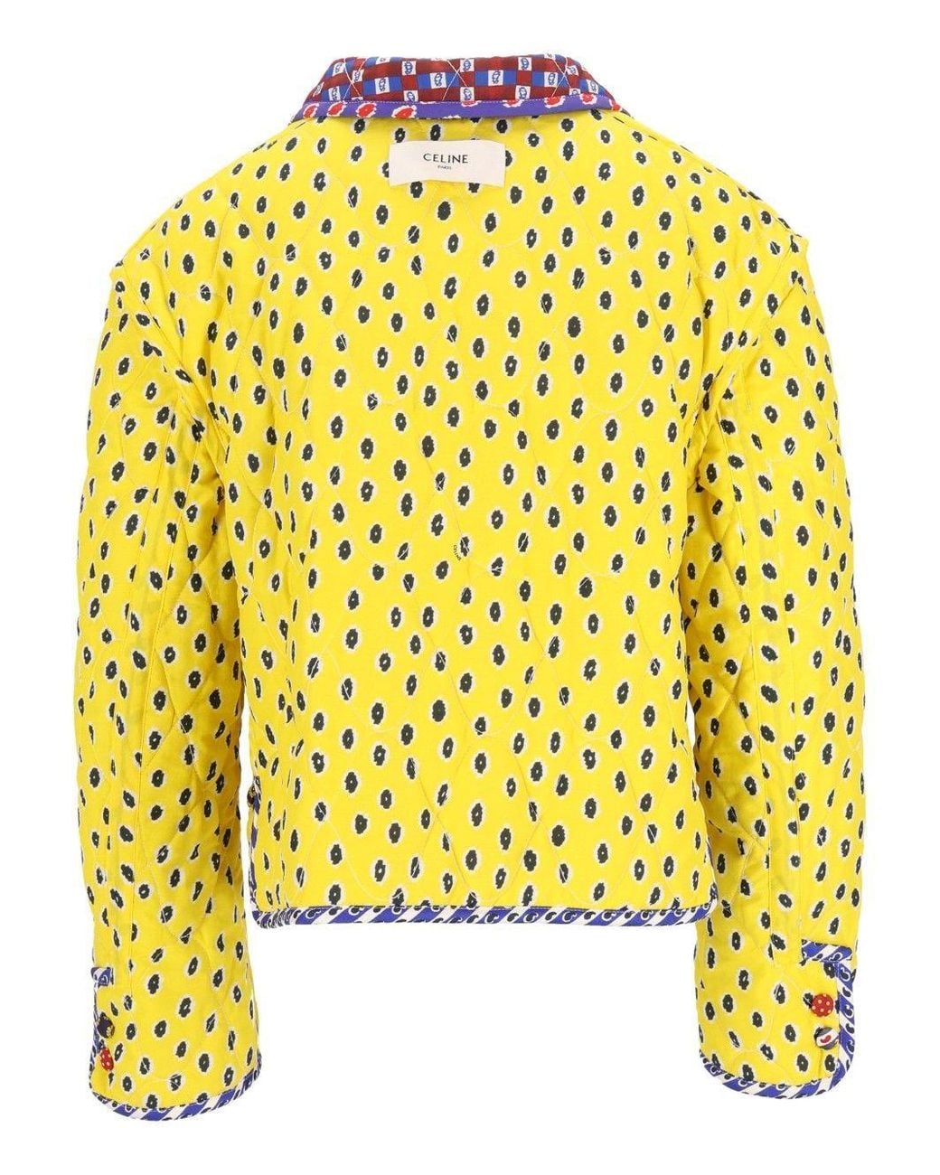 Céline Red Patchwork Jacket