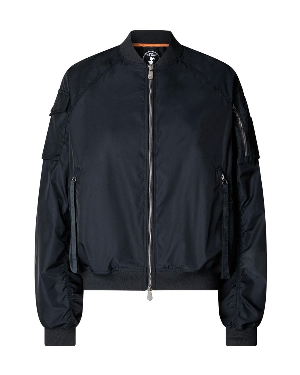 Save The Duck Blue Zip Pocket Bomber Jacket