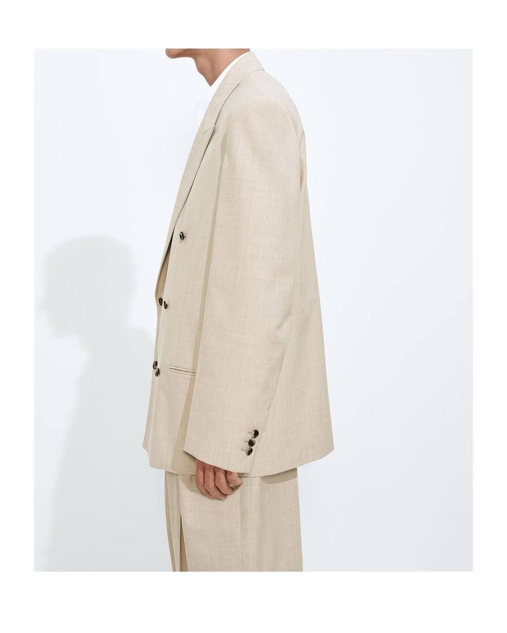 Bottega Veneta Natural Wool And Cotton Jacket for men