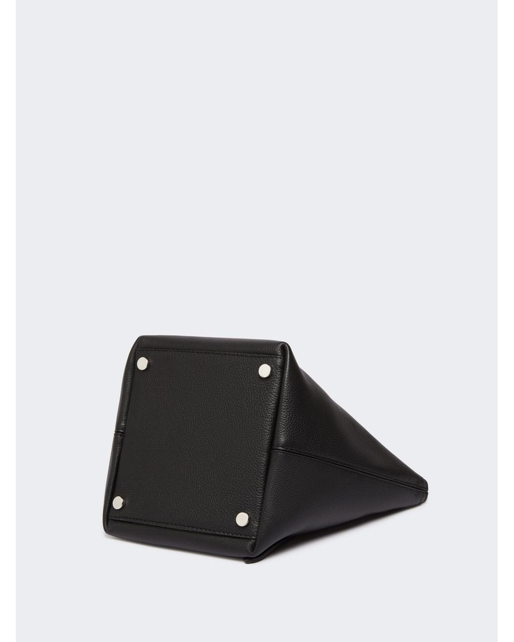 Max Mara Black Extra-Small Leather Archetipo Bag