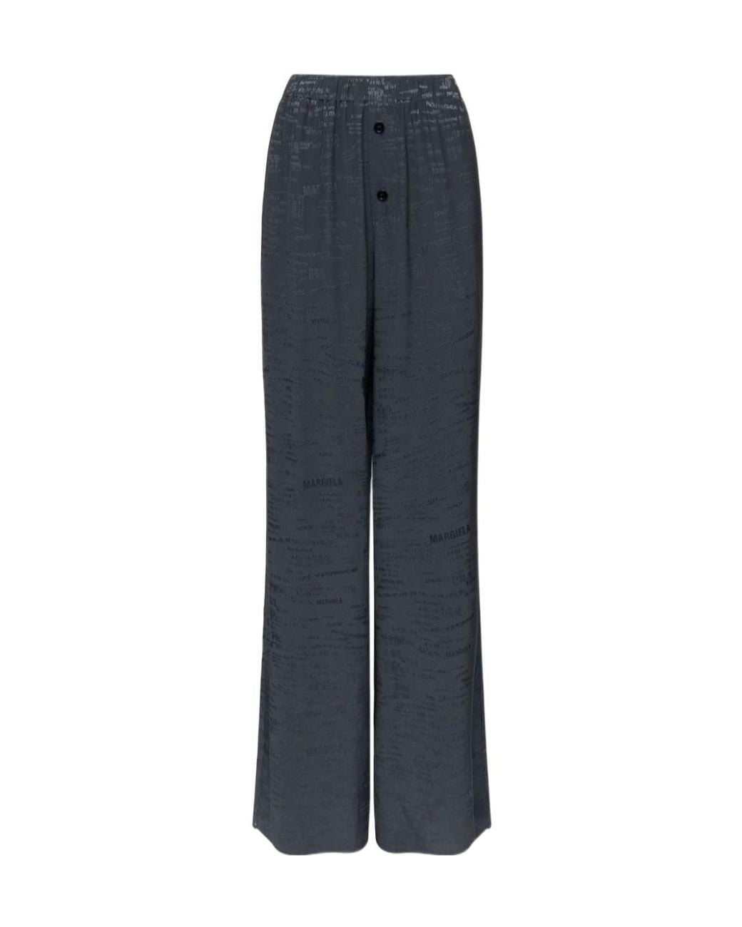 MM6 by Maison Margiela Blue Satin Pants