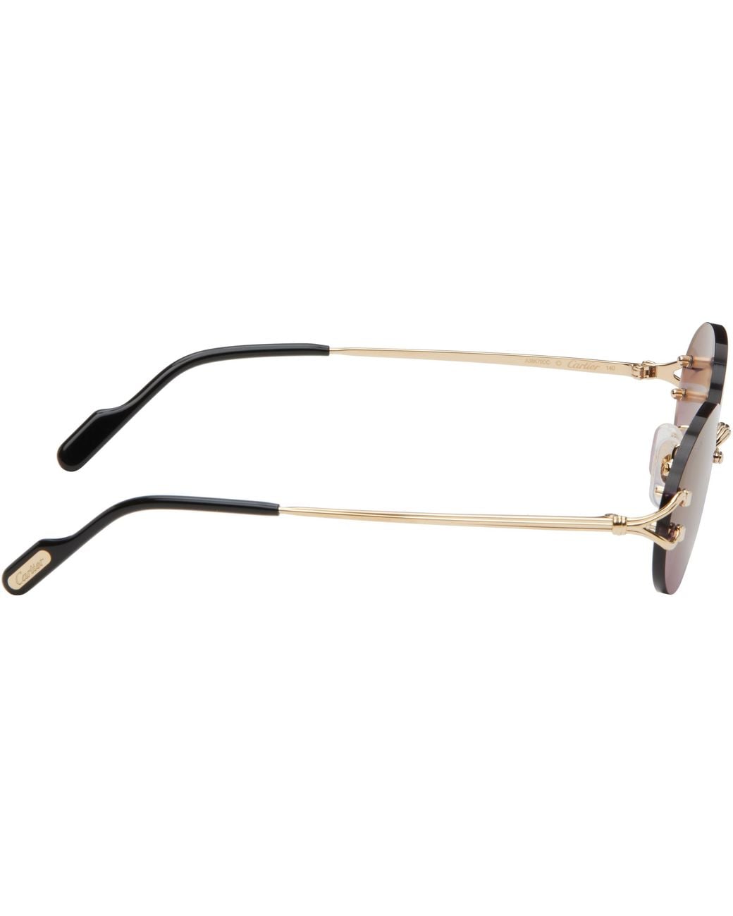 Cartier Purple Signature C De Sunglasses