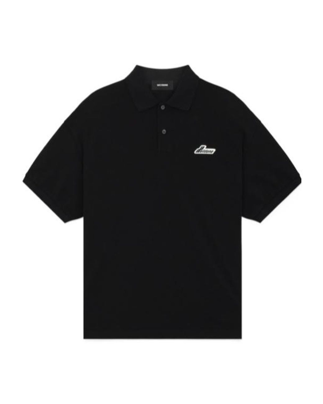 we11done Black Selldone Polo for men