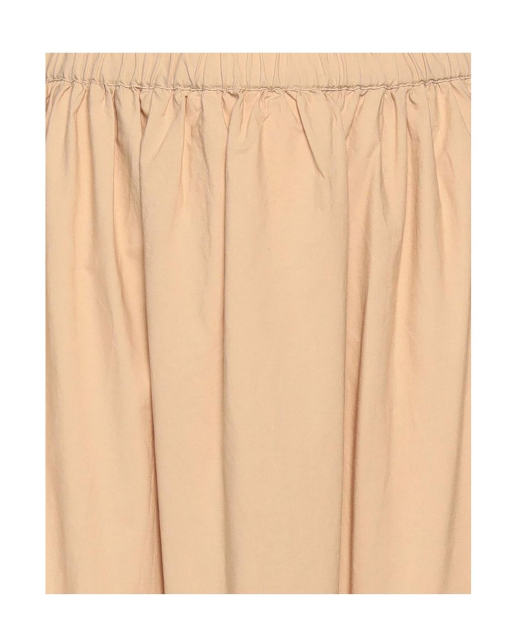 Ganni Natural Solid Color Loose Skirt