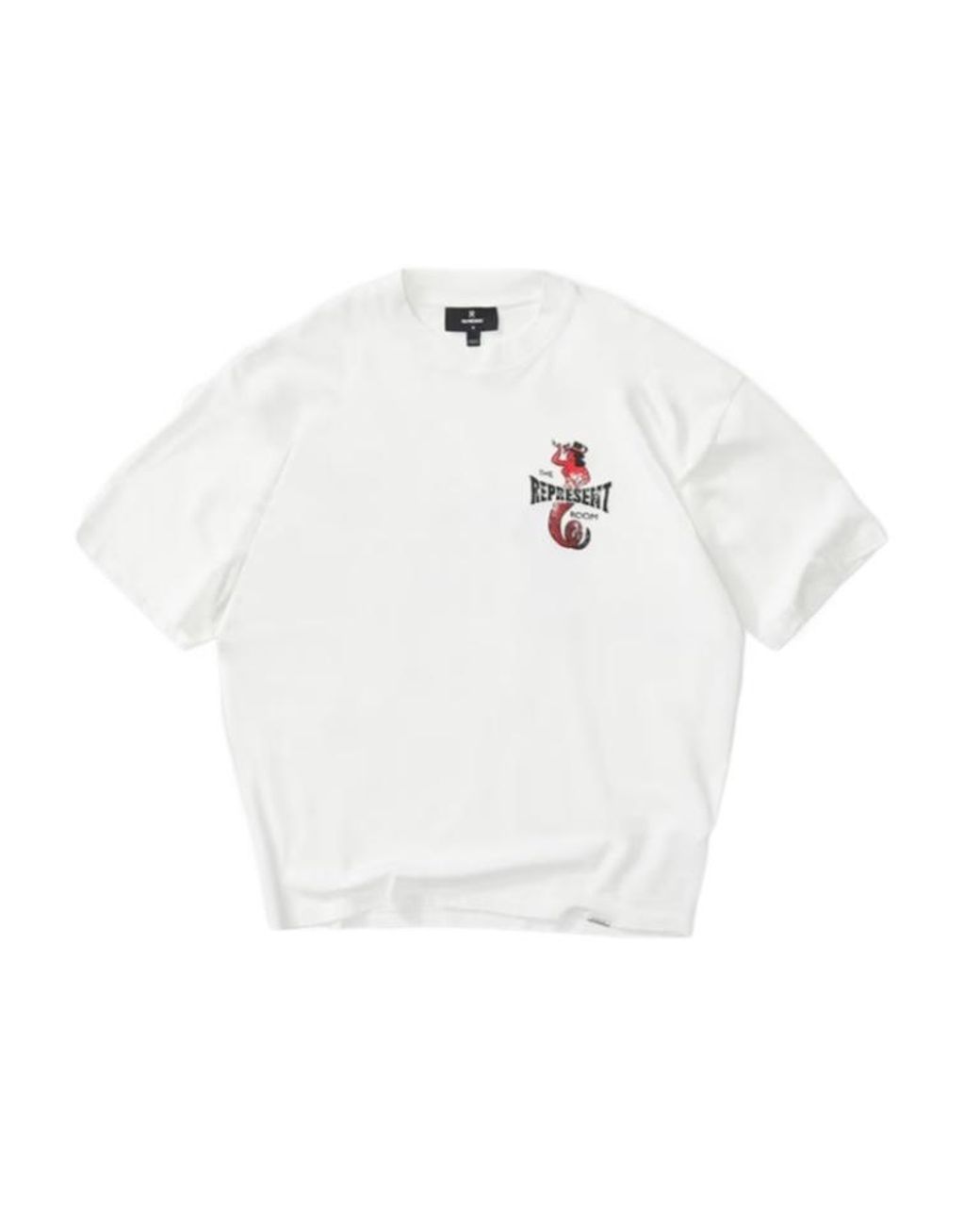 Represent White Viper Room Dice Oversized T-Shirt for men