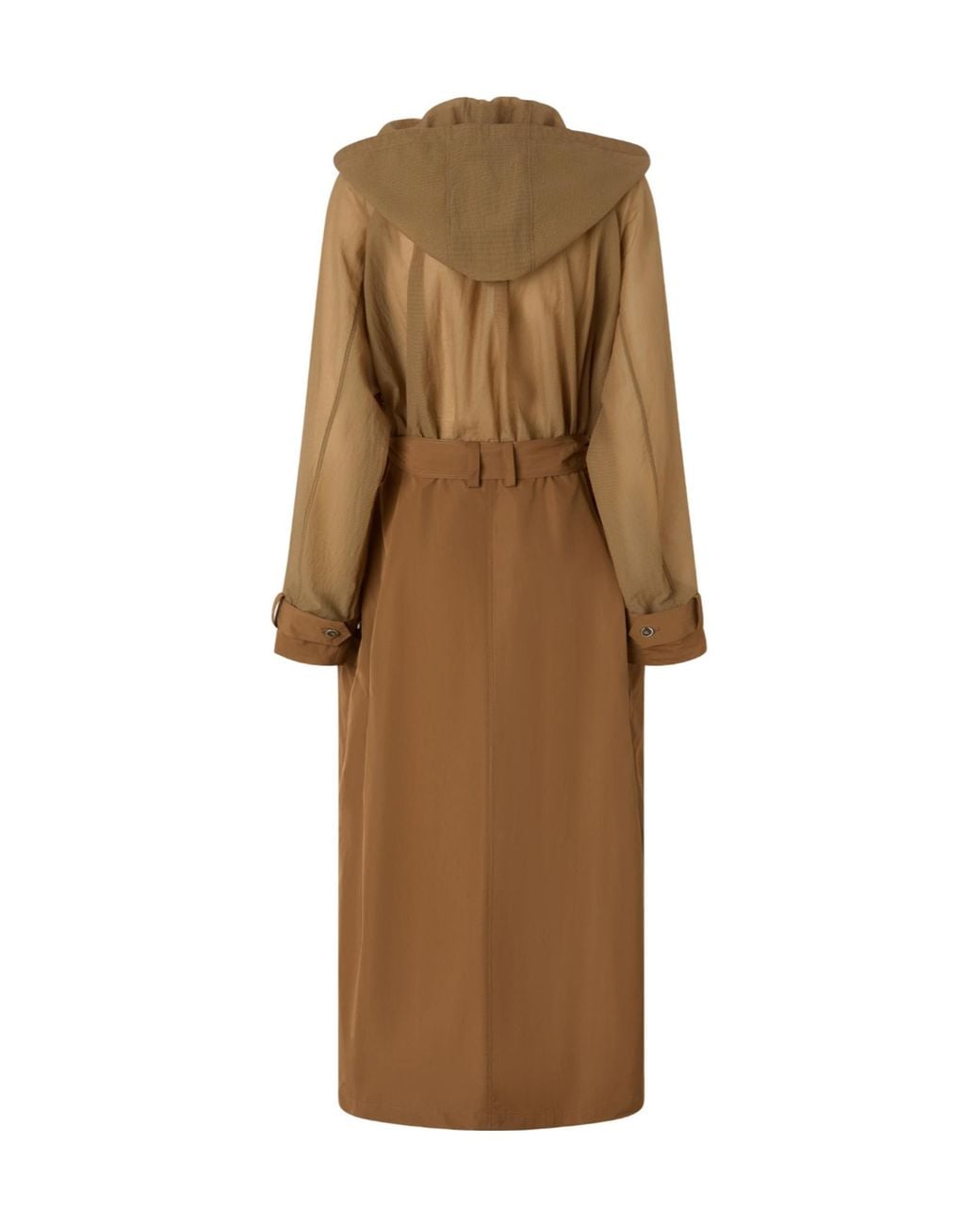 Pinko Natural Sheer Insert Trench Coat